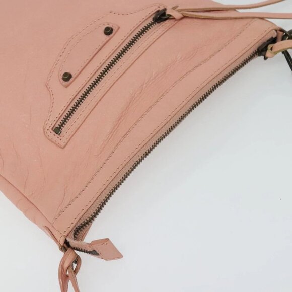 BALENCIAGA Shoulder Bag Leather Pink 310250 Auth hk2257V - Picture 6 of 14